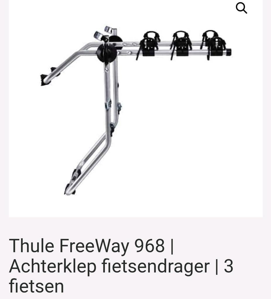 Thule fietsendrager freeway 968, Ophalen, Zo goed als nieuw