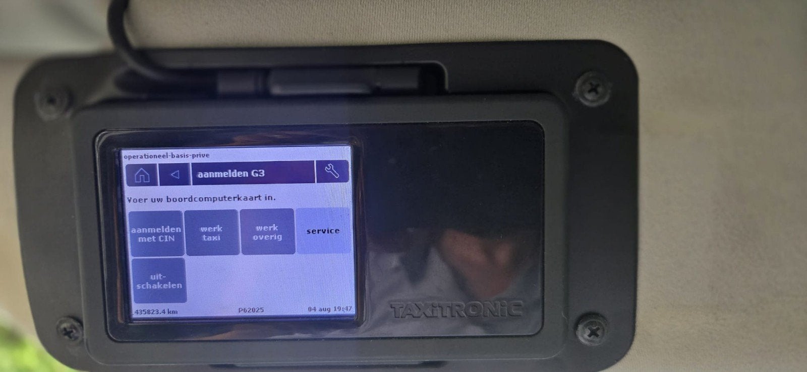 Taxitronic TX38-01 T5282 Taximeter met IR30 Printer, Ophalen, Gebruikt, Universele onderdelen