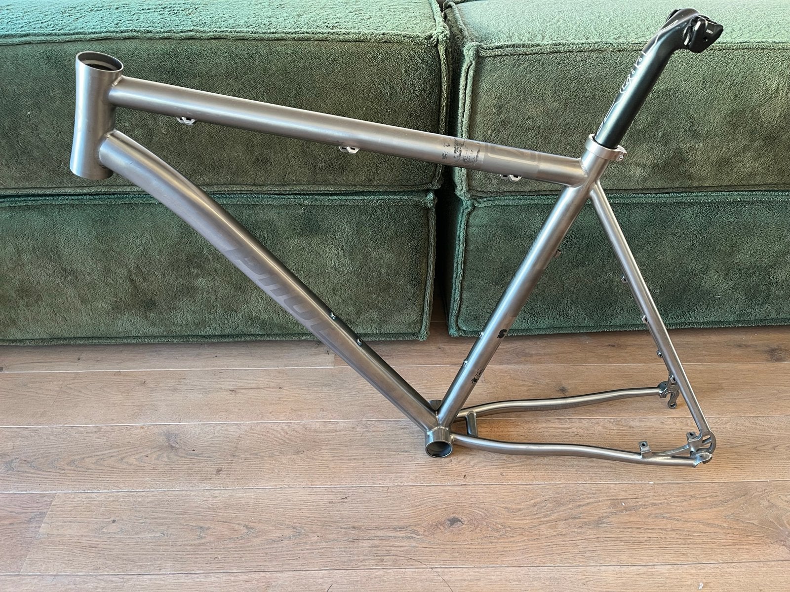 Pilot Titanium MTB Frame 26 inch - Maat L, Fietsen en Brommers, Frame, Gebruikt, Titanium, Ophalen of Verzenden
