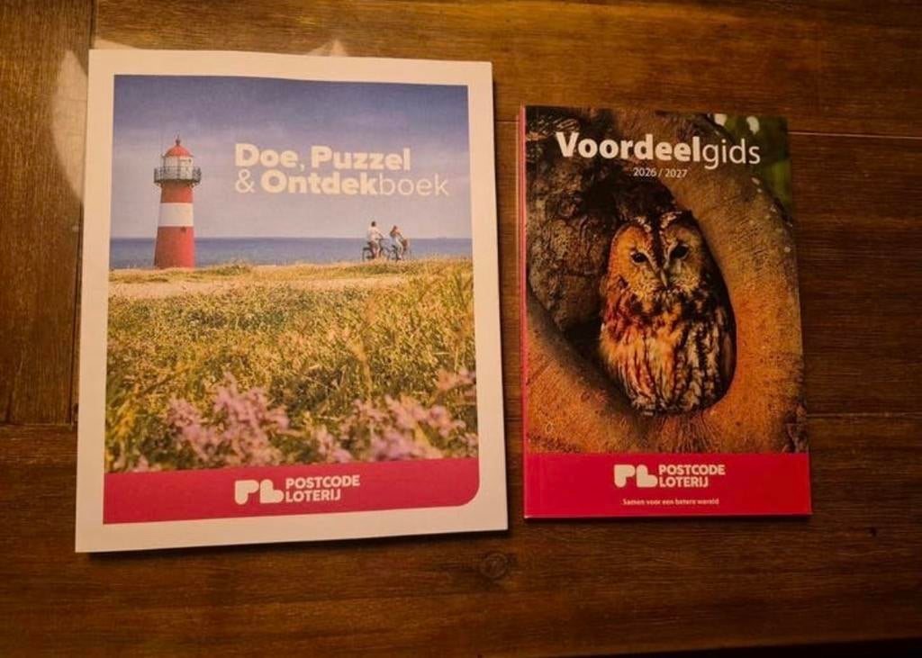 Postcode Loterij Doe, Puzzel & Ontdekboek + Voordeelgids, Ophalen of Verzenden, Nieuw, Overige onderwerpen