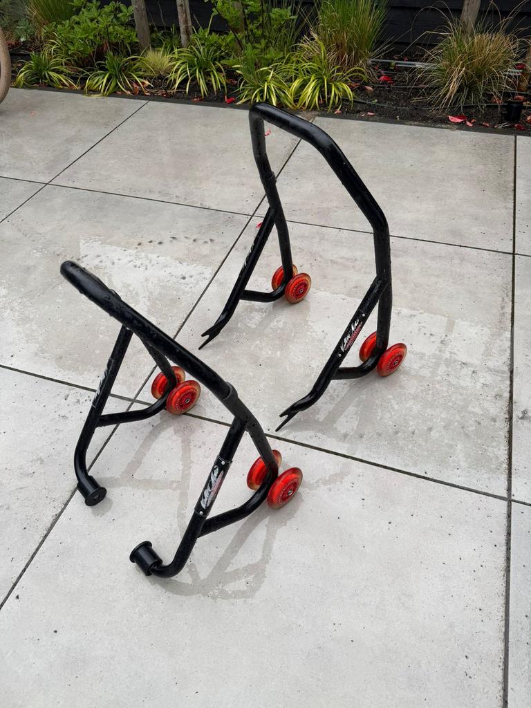 Paddockstand set (voor en achter), Motoren, Ophalen, Gebruikt