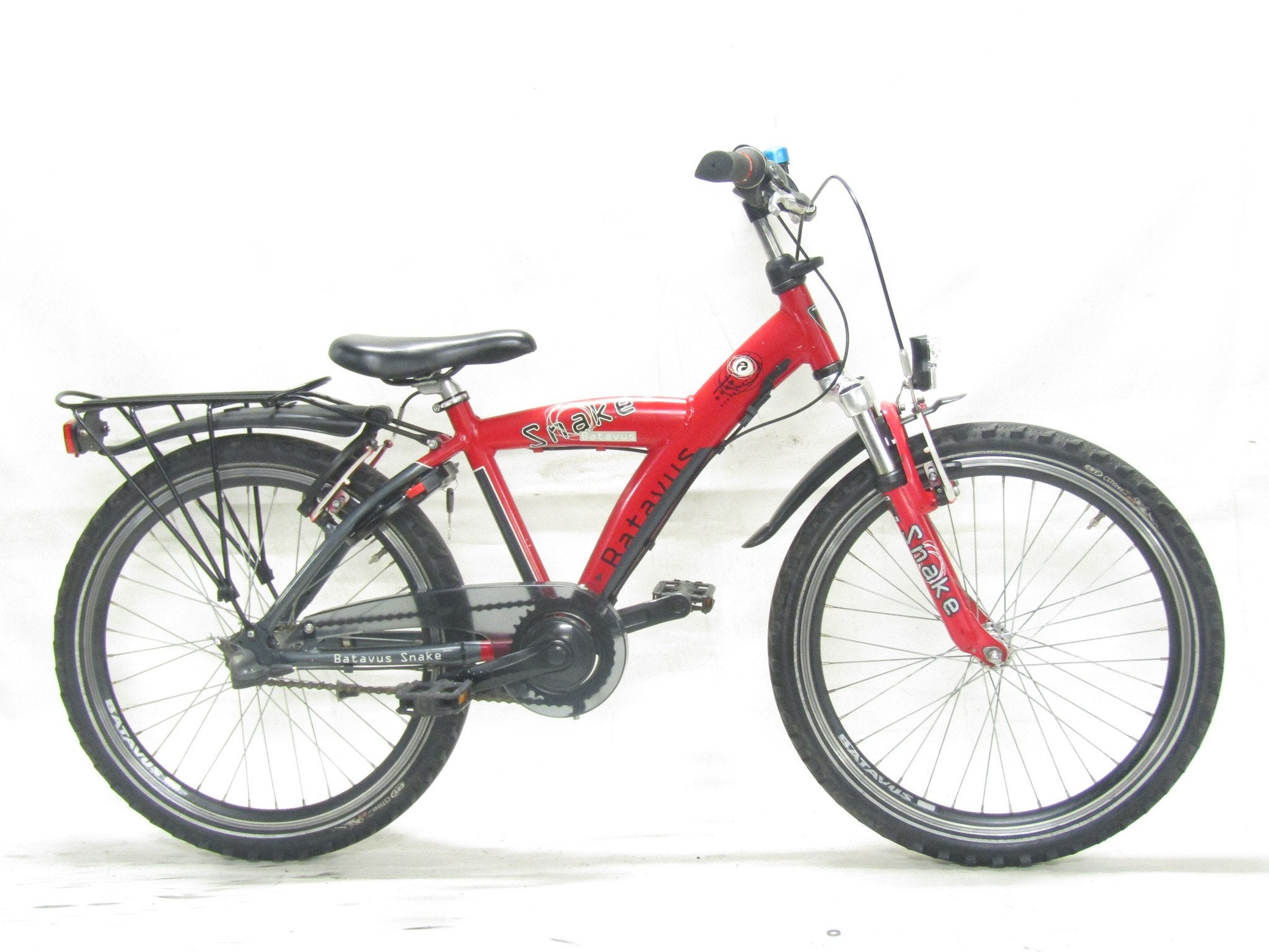 Batavus Snake rood jongens 33cm 22inch, Gebruikt, BATAVUS, Versnellingen