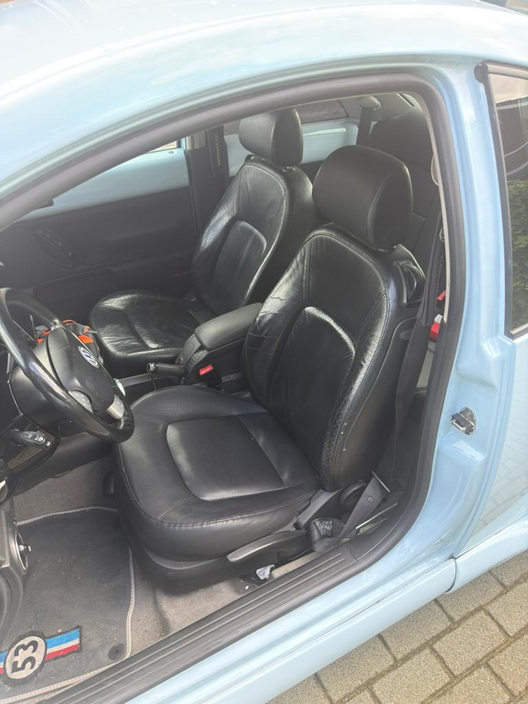 Originele VW New Beetle Lederen Voorstoelen (2007), Auto-onderdelen, Ophalen of Verzenden, Volkswagen