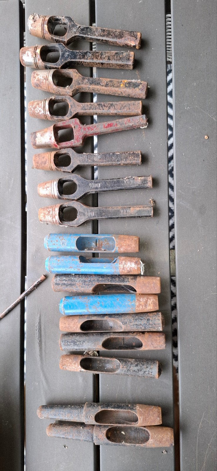 Set van diverse gebruikte holpijpen, Ophalen, Gebruikt