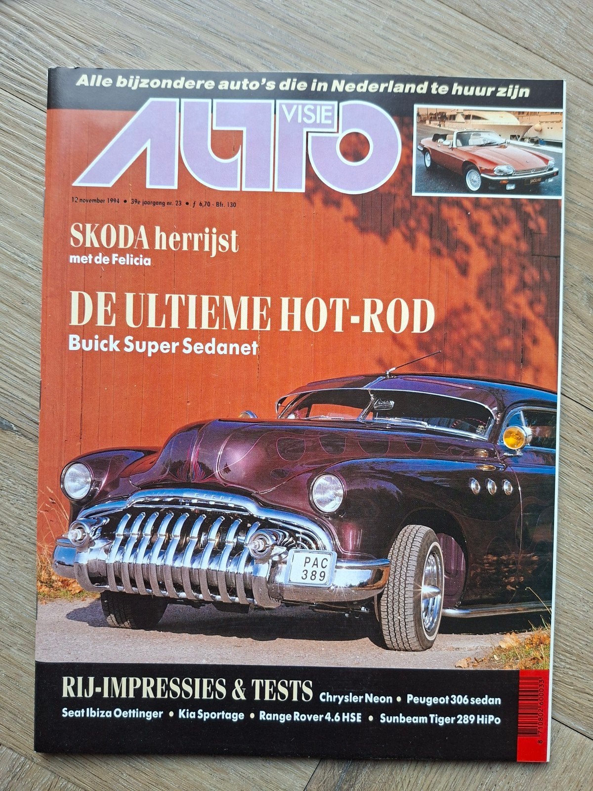 Auto Visie Magazine 1994 - Skoda, Hot-Rod, Rij-impressies, Ophalen of Verzenden, Gelezen, Algemeen, Diverse auteurs