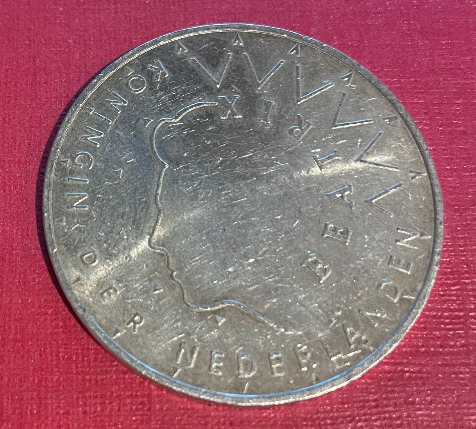 Zilveren 50 Gulden Munt 1987 - 50 Jaar Huwelijk Beatrix & Cl, Postzegels en Munten, Munten | Nederland, Koningin Beatrix, Zilver