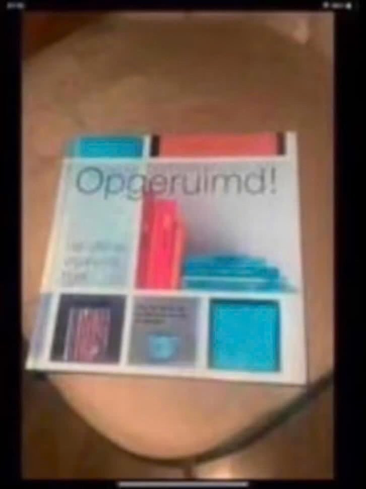 Opgeruimd! Boek over opruimen en organiseren, Boeken, Ophalen of Verzenden, Overige onderwerpen, Onbekend, Gelezen