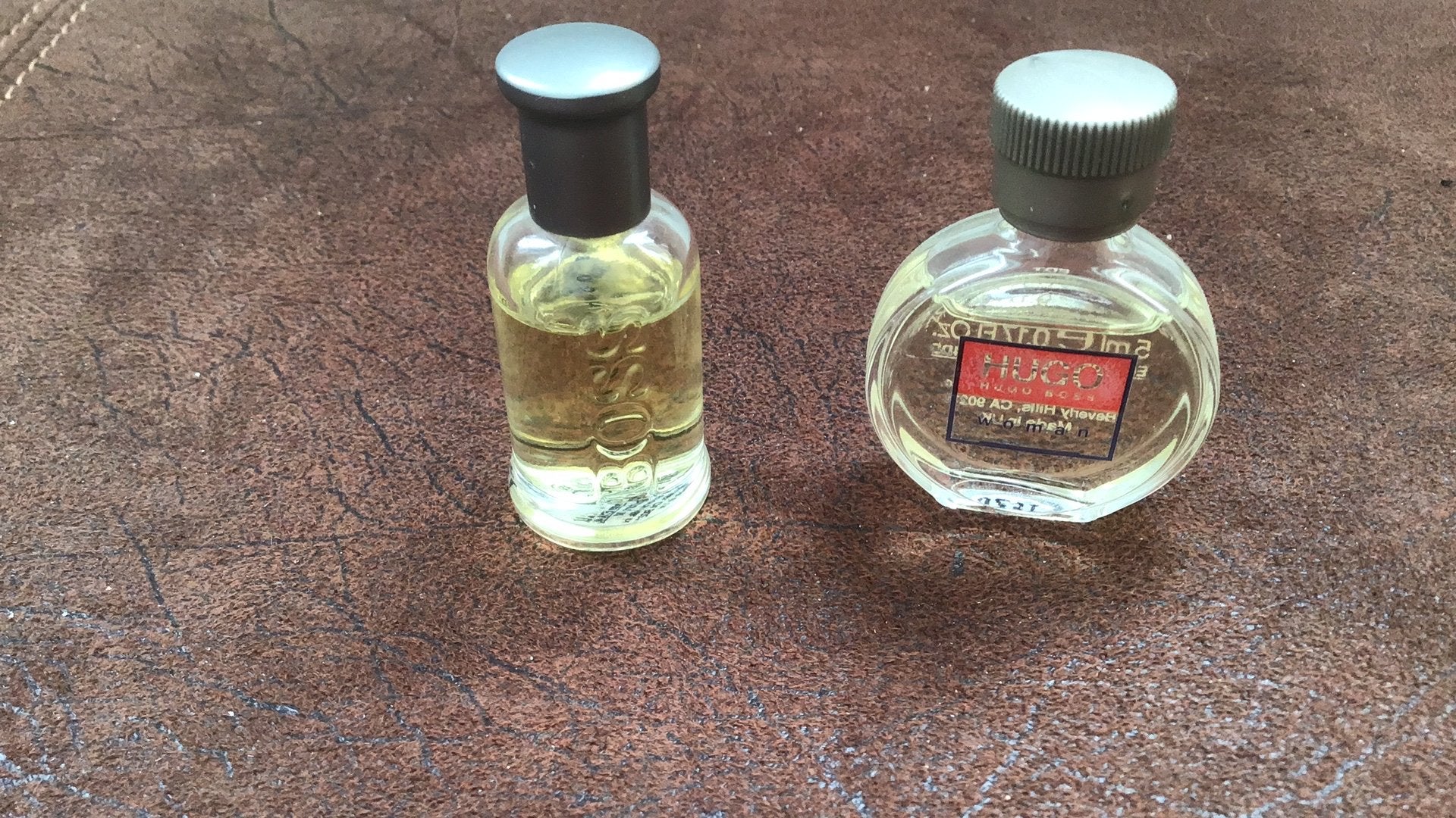 Hugo boss voor heren en 1 dames miniaturen, Ophalen of Verzenden, Zo goed als nieuw, Miniatuur