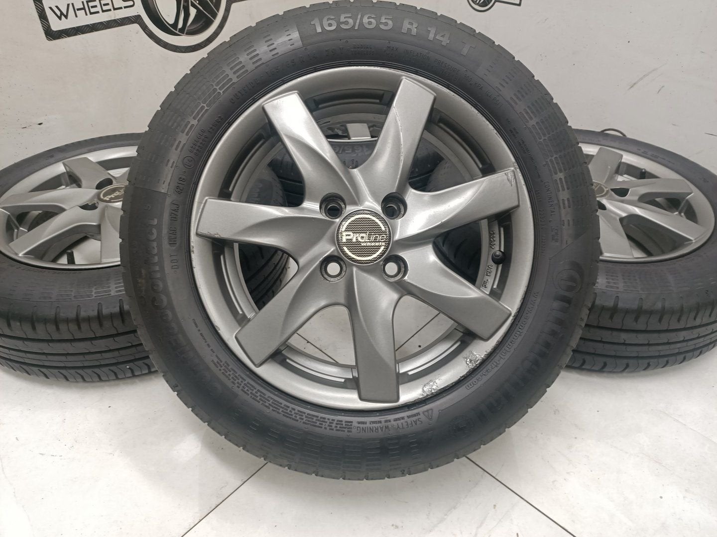 fiat 500 panda Ford Ka  lichtmetaal velgen 14"inch 4s98, Auto-onderdelen, Banden en Velgen, Gebruikt, -, -, Banden en Velgen