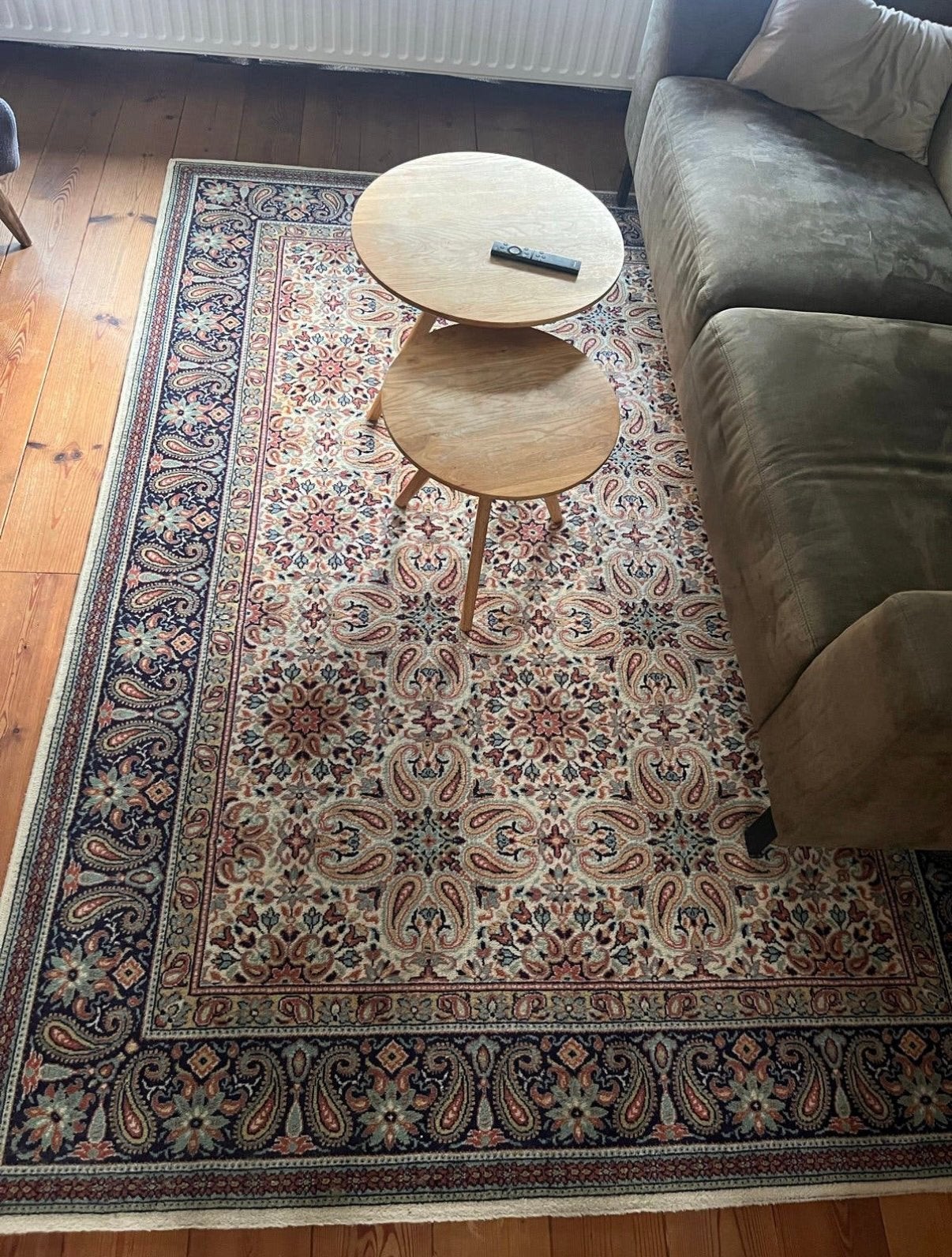 Wollen oosterse tapijt – 100% schapenwol – 240x170, 200 cm of meer, Ophalen of Verzenden, Zo goed als nieuw, Rechthoekig