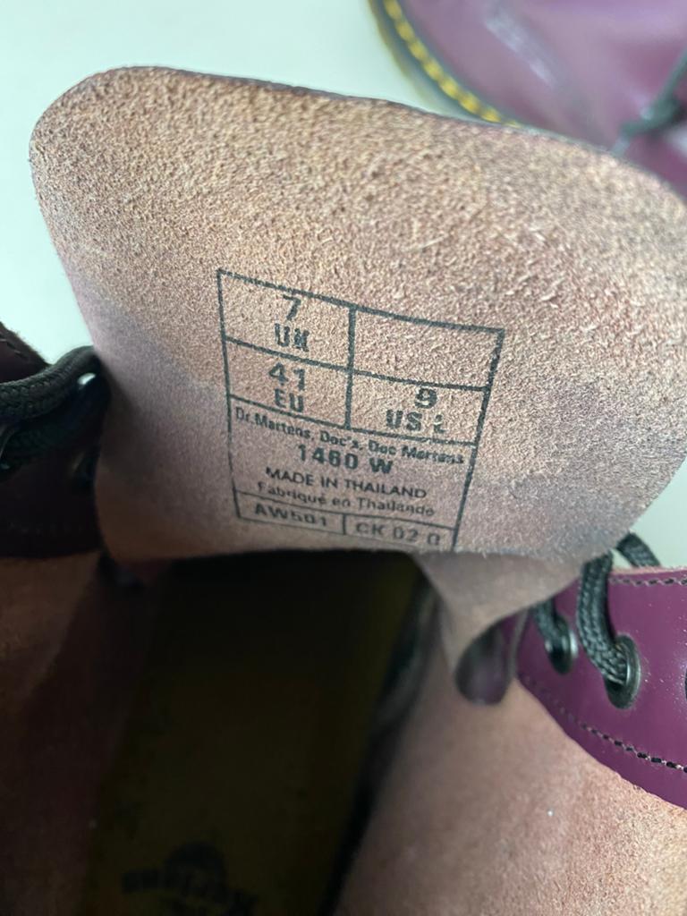 Dr. Martens in kleur paars , 41, Overige kleuren, Dr Martens, Overige typen, UK