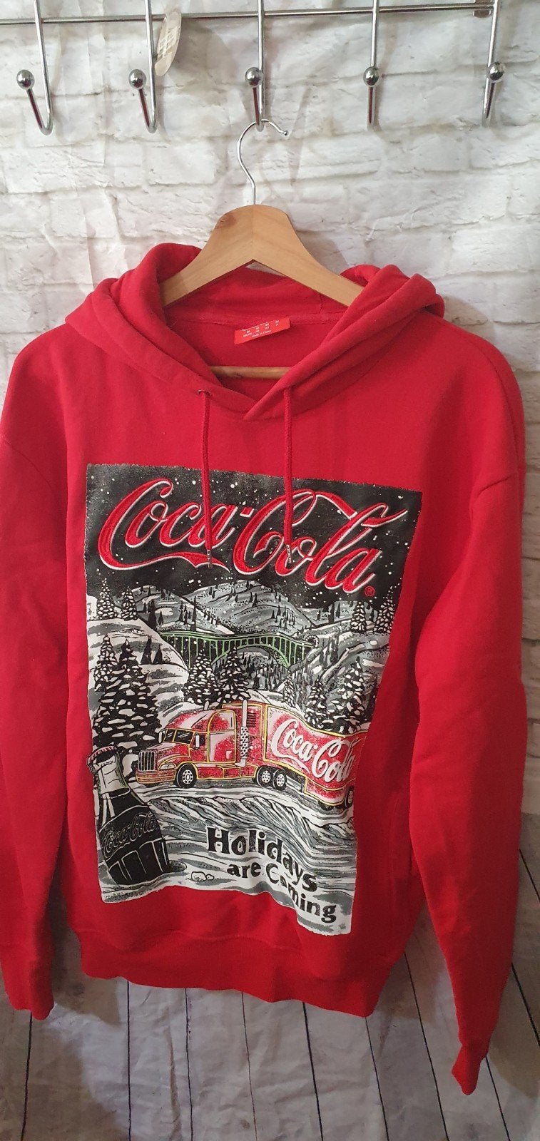 Coca Cola hoody mt m, Coca-Cola, Verzenden, Nieuw, Rood