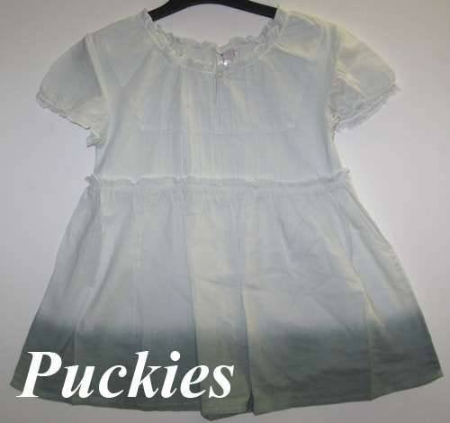 Maat 110 Monsoon top creme/groen NIEUW (8155), Kinderen en Baby's, Meisje, Nieuw, Ophalen of Verzenden, Shirt of Longsleeve
