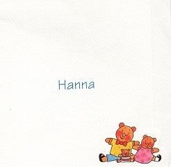 Hanna, Ophalen of Verzenden, 2000 tot heden, Geboortekaartje