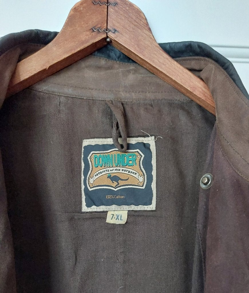 Eidex Kiwi Stockman Waxcoat Mt 6, westernjas, Ophalen of Verzenden, Zo goed als nieuw, Overige maten, Bruin