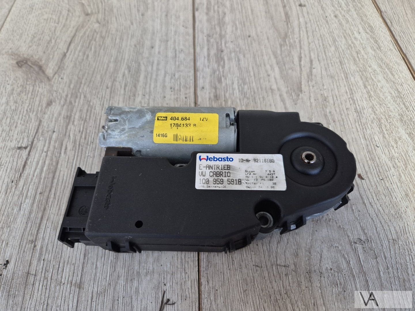 VW Eos 2005 - 2011 schuifdak motor cabriodak 1q0959591b €300, Gebruikt, -, Volkswagen, -