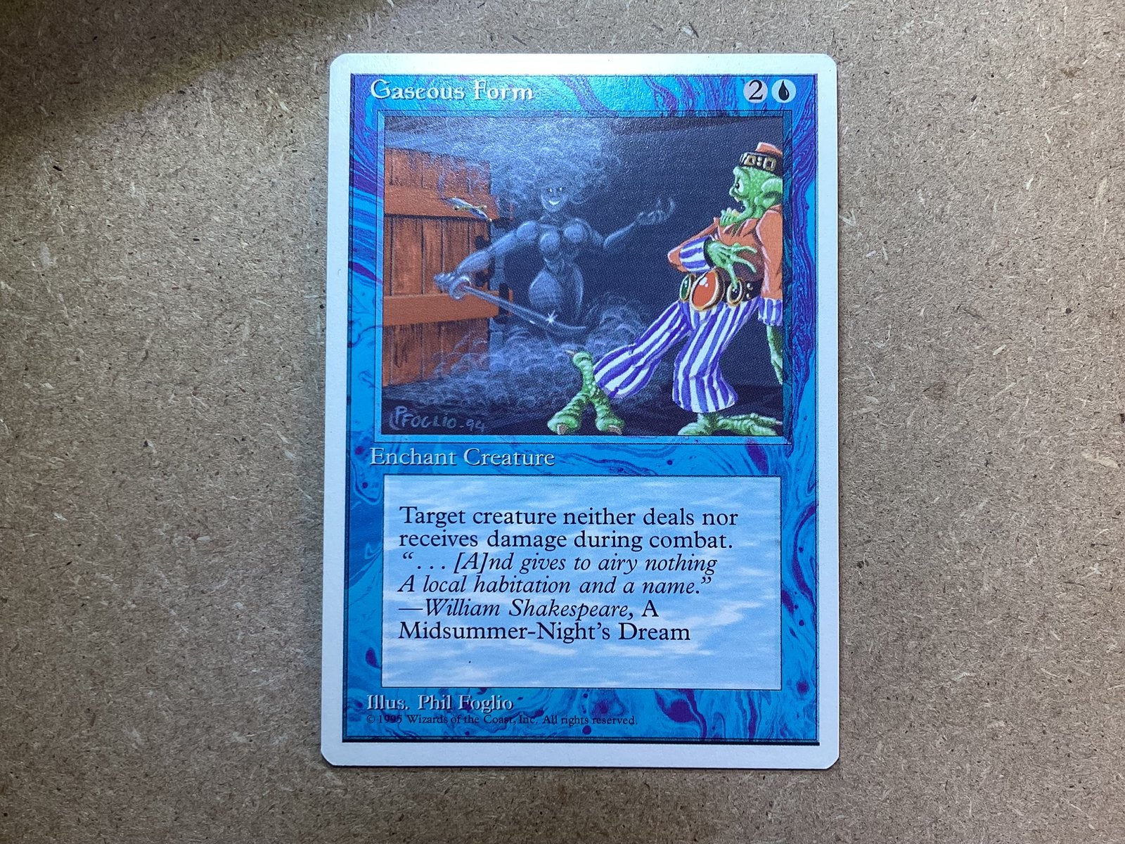 1x Gaseous Form (Excellent), Ophalen of Verzenden, Zo goed als nieuw, Losse kaart