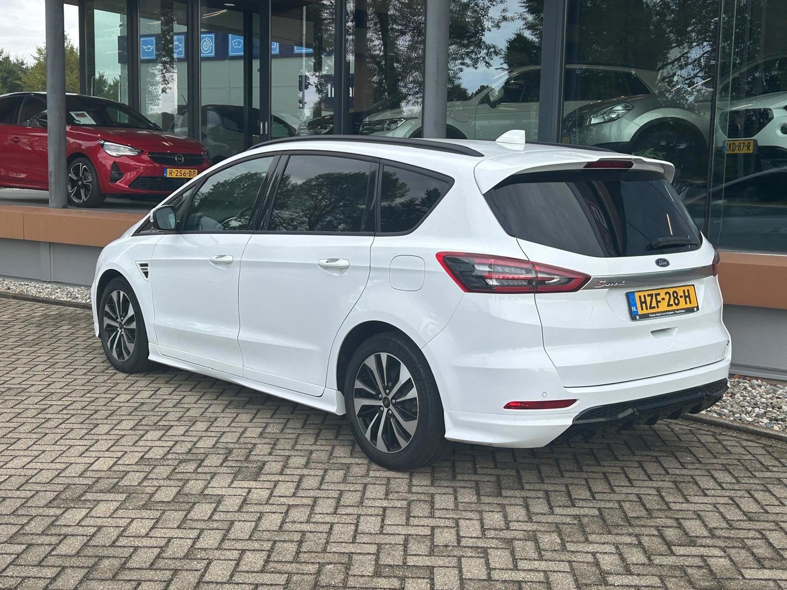 Ford S-MAX 2.5 Hybrid ST-Line / 190 PK / Automaat / 7-Persoo, Auto's, Dealer onderhouden, Gebruikt, 7 stoelen, Wit
