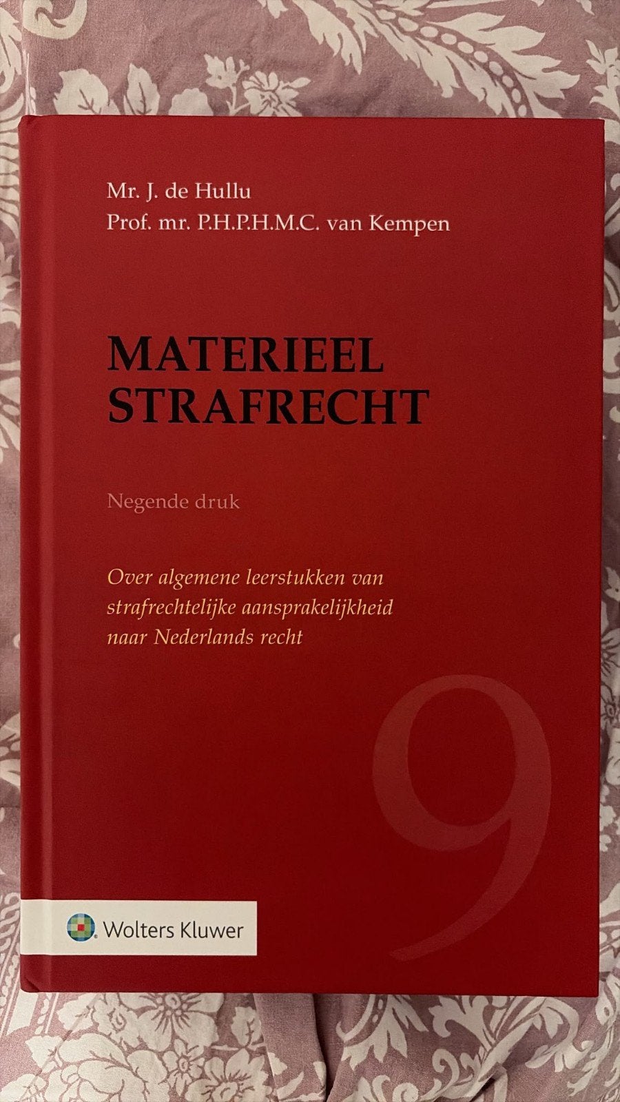 Nieuw: Materieel Strafrecht - 9e druk - Mr. J. de Hullu, Mr. J. de Hullu, Prof. mr. P.H.P.H.M.C. van Kempen, Zo goed als nieuw