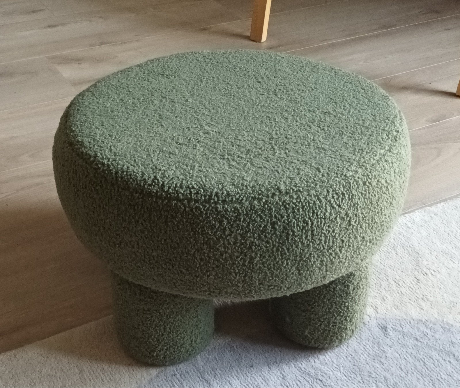 Voetenbank, Ophalen, Minder dan 50 cm, Rond, Nieuw