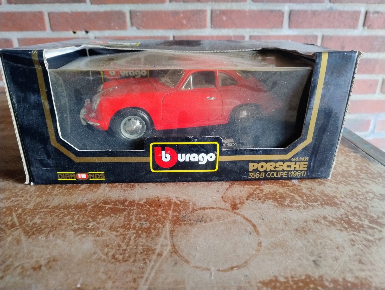 burago Porsche 356b, Ophalen of Verzenden, Bburago