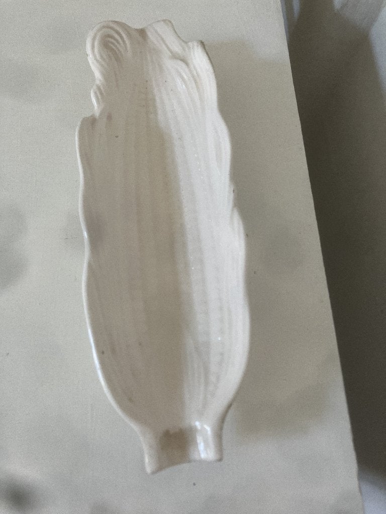 Een mooi wit 3D mais schaaltje, Overige materialen, Ophalen of Verzenden, Overige stijlen, Schaal of Schalen