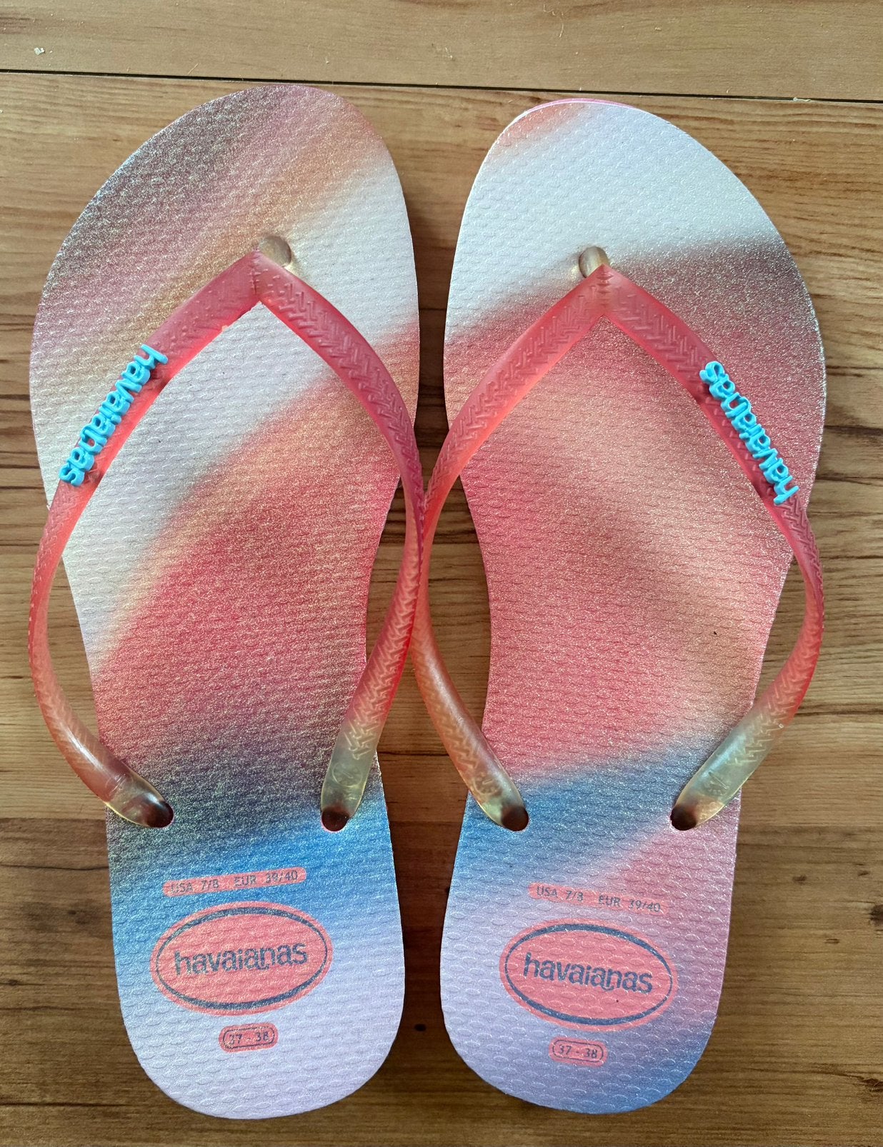 Havaianas SLIM rainbow NIEUW, Nieuw, Roze, Ophalen, Slippers