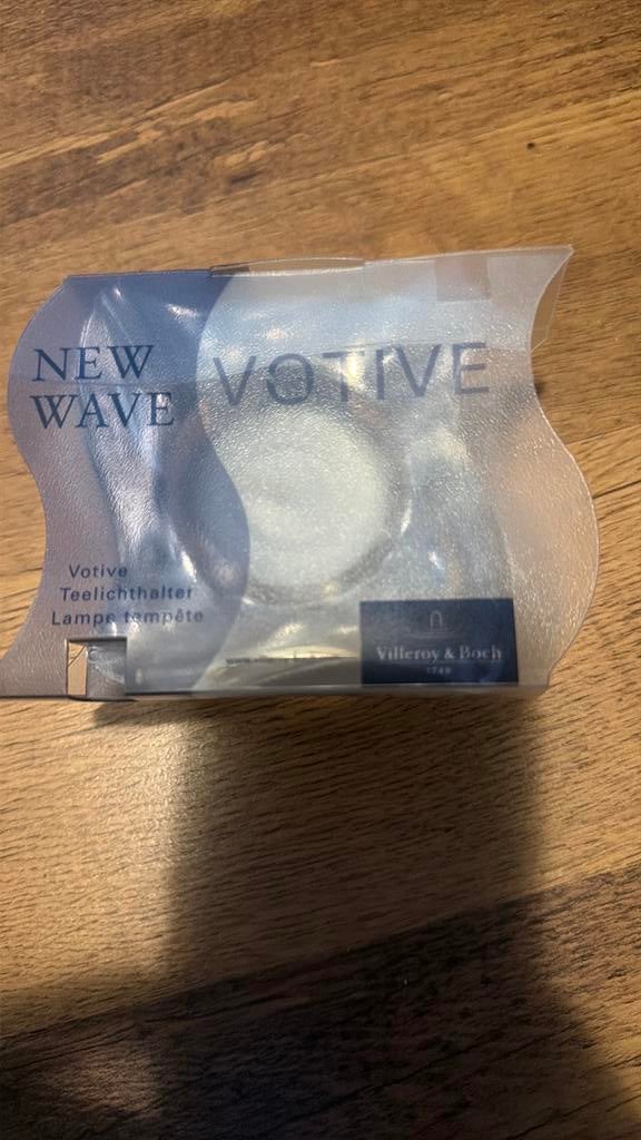 Villeroy & Boch NewWave Votive - Nieuw -waxinelichthouder, Ophalen, Overige materialen, Wit, Nieuw