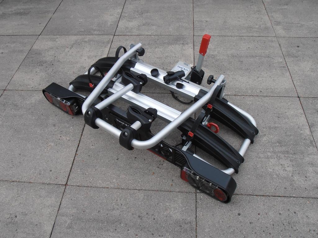 Fietsendrager, Auto diversen, Fietsendragers, Gebruikt, Trekhaakdrager, 2 fietsen, Elektrische fiets, Ophalen