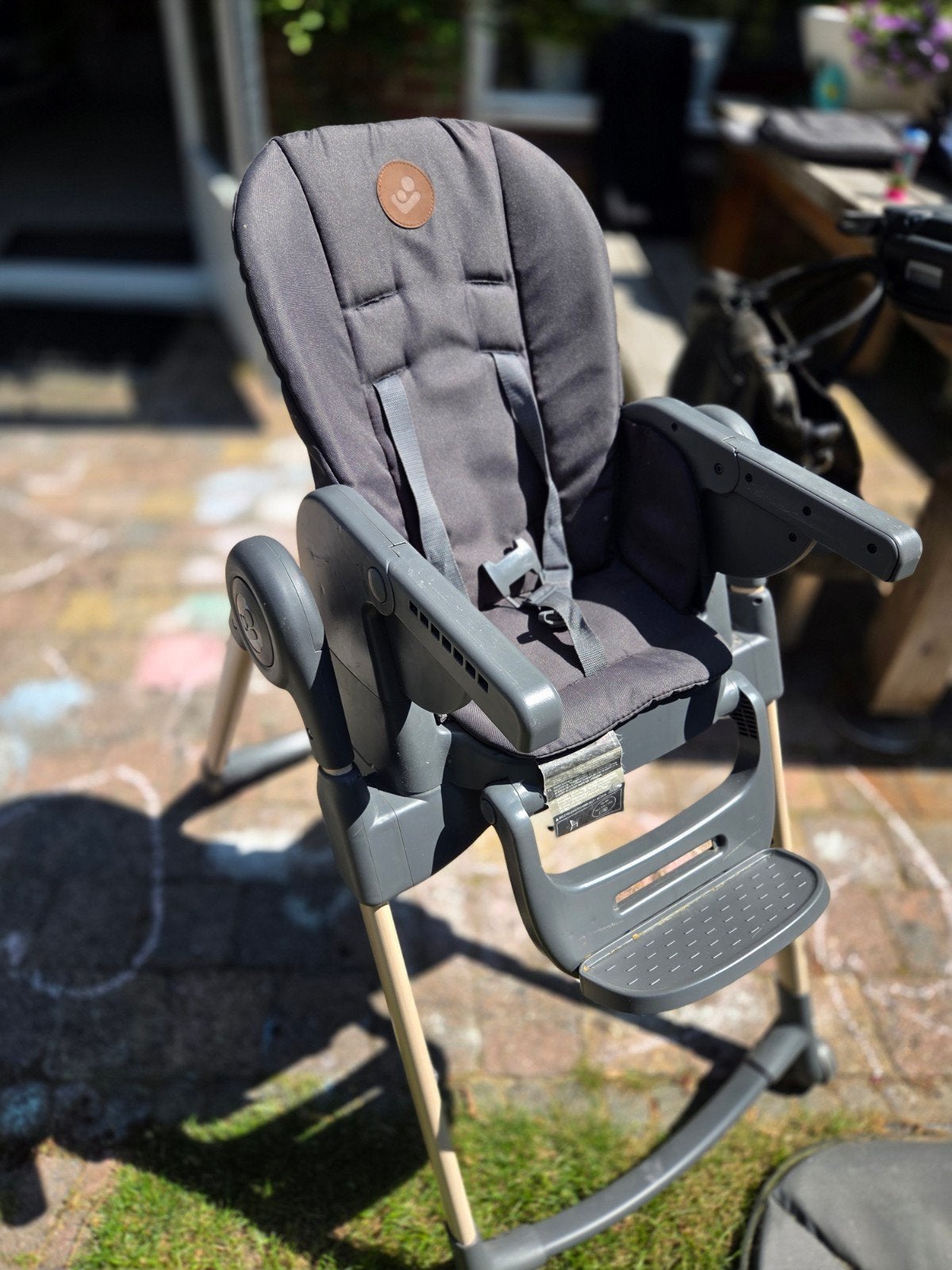 Maxi-Cosi Minla Beyond Graphite Eco kinderstoel, Kinderen en Baby's, Kinderstoelen, Ophalen, Gebruikt, Meegroeistoel, Gordel(s)