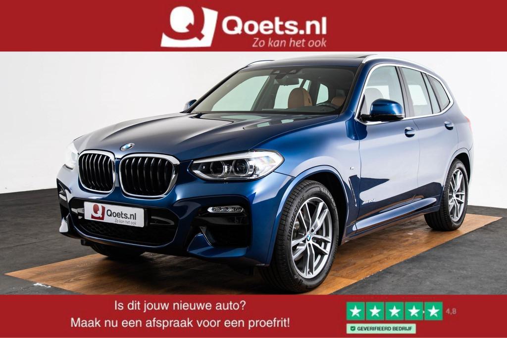 BMW X3 xDrive20d Launch Edition High Executive M Sport - Pan, Auto's, Automaat, 12 maanden, Blauw, Bedrijf