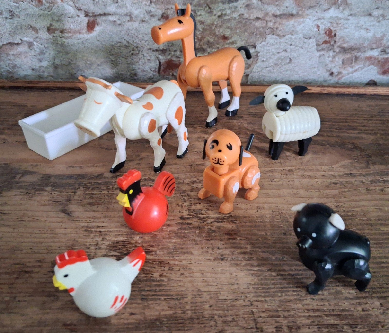 Vintage Fisher-Price Boerderij dieren Set, Ophalen of Verzenden, Gebruikt, Jongen of Meisje