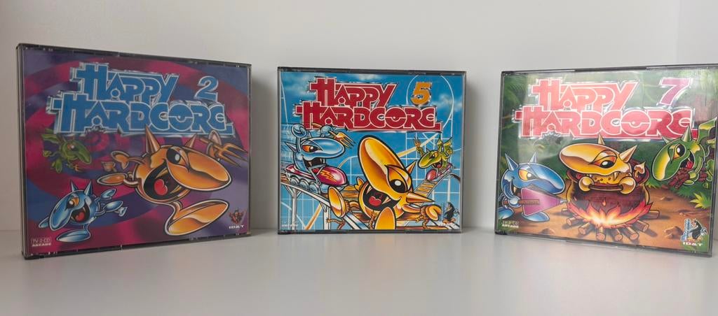 Happy Hardcore CD set 2, 5 & 7 compleet, Cd's en Dvd's, Cd's | Dance en House, Zo goed als nieuw, Ophalen of Verzenden