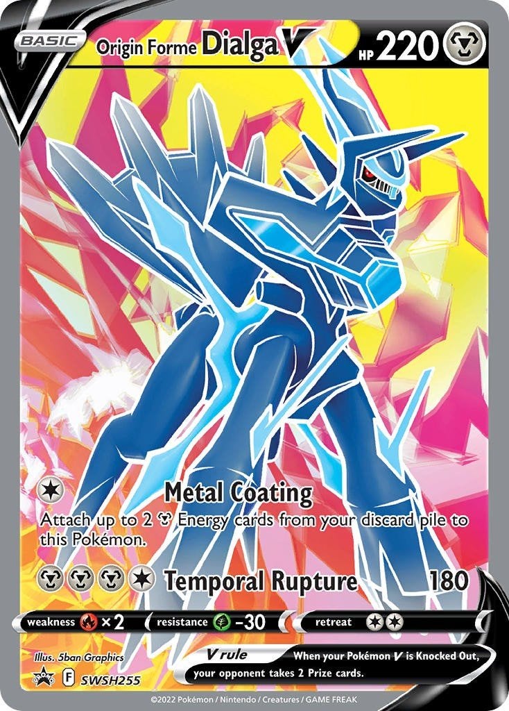 Pokémon TCG: Origin Forme Dialga V SWSH255, Hobby en Vrije tijd, Ophalen of Verzenden