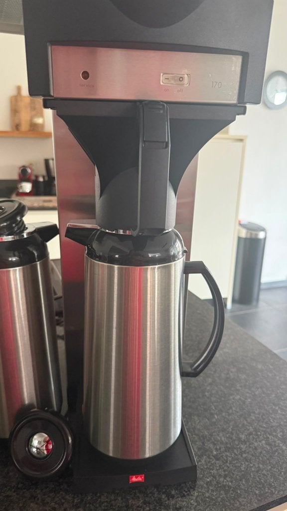 Melitta Koffiezetapparaat, Ophalen, 10 kopjes of meer, Koffiemachine, Gemalen koffie