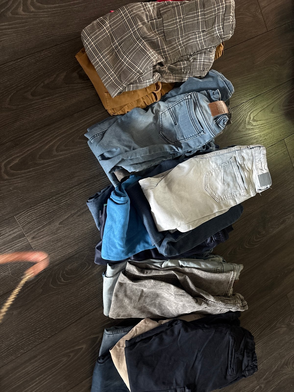 21 verschillende jongens broeken maat 146/152 (, Ophalen of Verzenden, Gebruikt, Jongen, Broek