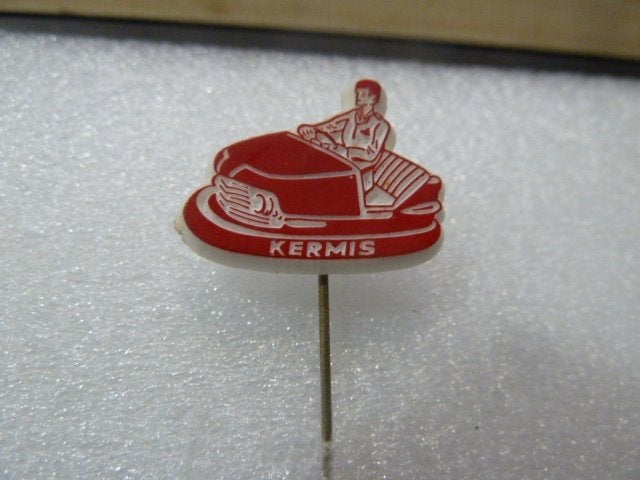 Vintage Kermis, Verzamelen, Ophalen of Verzenden, Gebruikt, Transport, Speldje of Pin