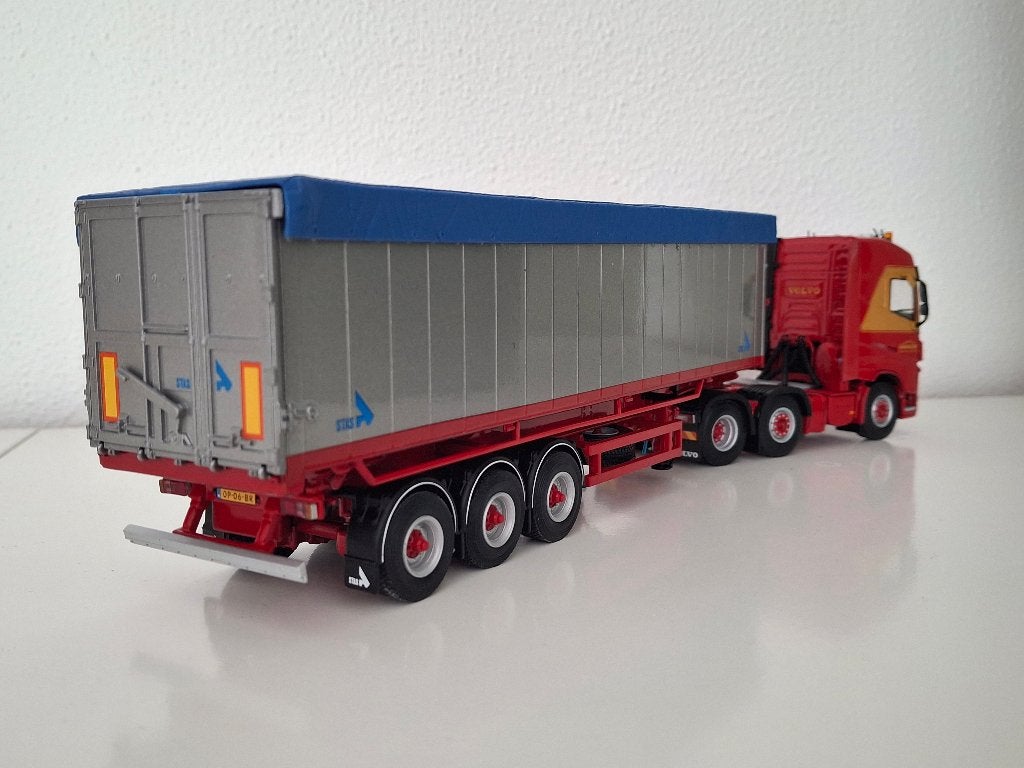Volvo FH4 6x2 met kipper Besselsen Barneveld WSi 1/50, Ophalen of Verzenden, Nieuw, Bus of Vrachtwagen, Wsi