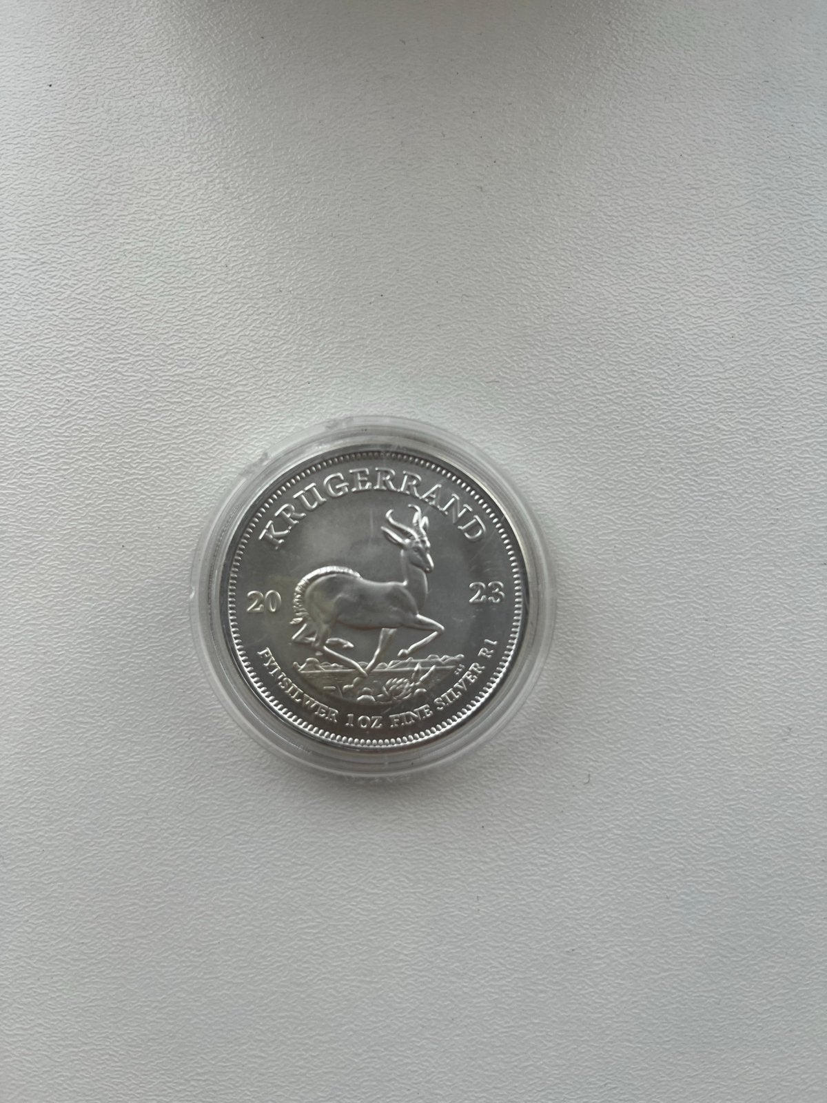Zilveren Krugerrand 1 oz 2023 - Zuid-Afrikaanse Munt, Ophalen, Zilver