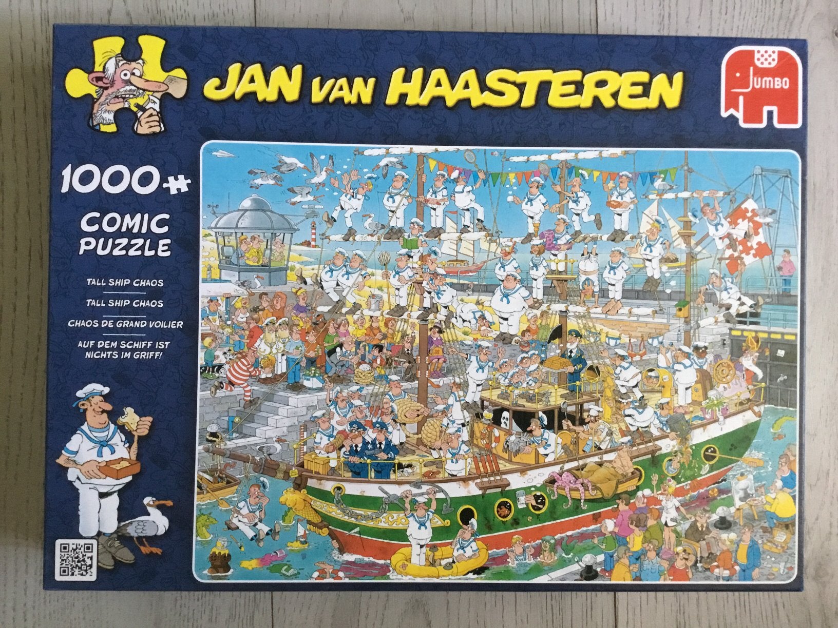 Tall Ship Chaos 1000 stukjes., Ophalen of Verzenden, 500 t/m 1500 stukjes, Zo goed als nieuw