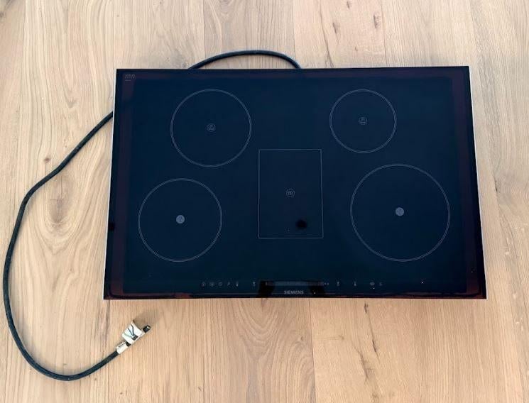Siemens iQ300 induction cooktop - inductie kookplaat 80 cm, Witgoed en Apparatuur, Kookplaten, Ophalen, Gebruikt, 4 kookzones