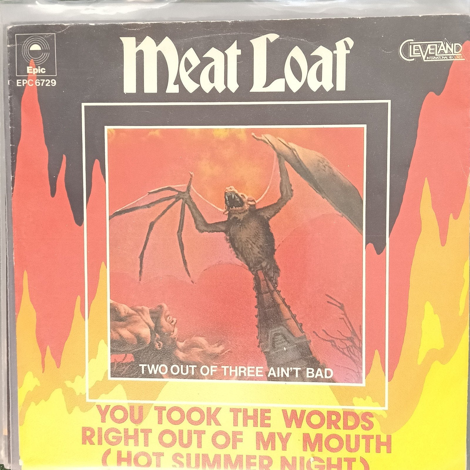 Meat Loaf You took the words right out of my mouth, Cd's en Dvd's, Vinyl Singles, Ophalen of Verzenden, Zo goed als nieuw, 7 inch