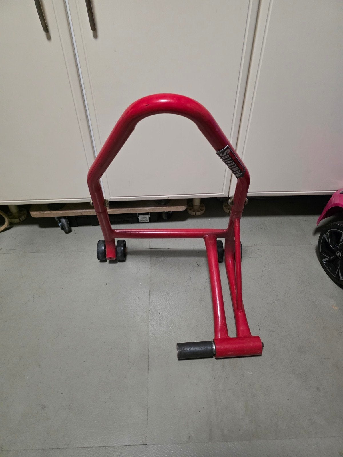 Powertools paddockstanden voor-achterkant, Motoren, Ophalen, Gebruikt