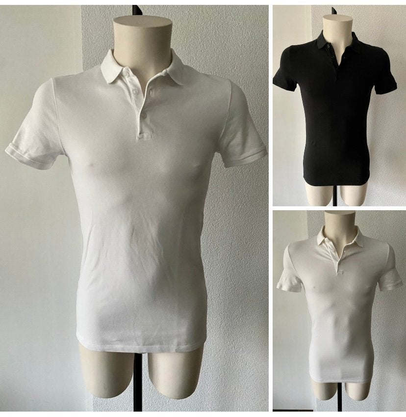3 Asos polo’s maat S, Kleding | Heren, Ophalen of Verzenden, Zo goed als nieuw, Zwart