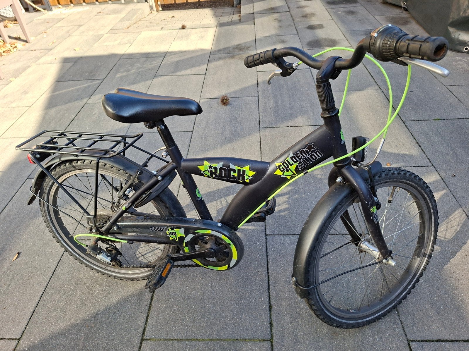 Kinderfiets Golden Lion Rock 20 inch, Fietsen en Brommers, Ophalen, 16 tot 20 inch, Velgrem, Zo goed als nieuw