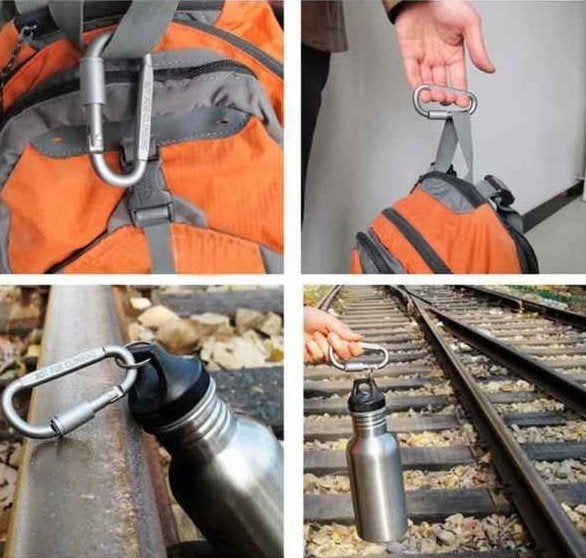 Karabijnhaken met schroefsluiting  niet voor bergbeklimming, Ophalen of Verzenden, Nieuw