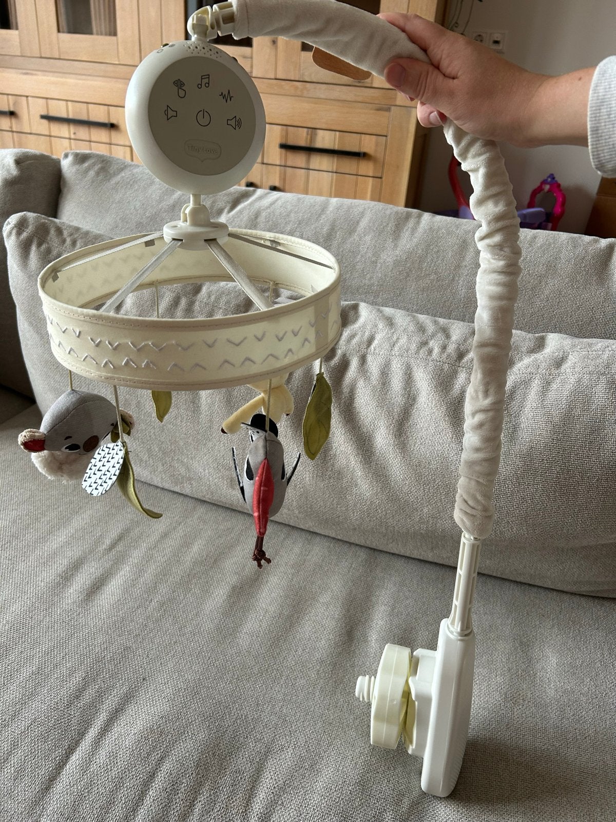 Tiny Love Muziekmobiel Boho Chic Collectie, Kinderen en Baby's, Ophalen, Zo goed als nieuw, Mobiel, Met geluid