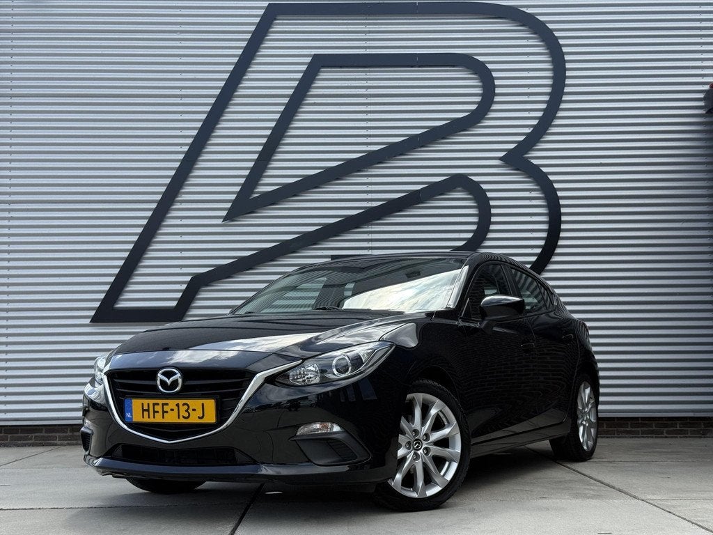 Mazda 3 1.5 S 1e Eigenaar|Airco|PDC|Elek ramen|LM velgen|APK, Auto's, Mazda, Voorwielaandrijving, Euro 5, Zwart, 4 cilinders