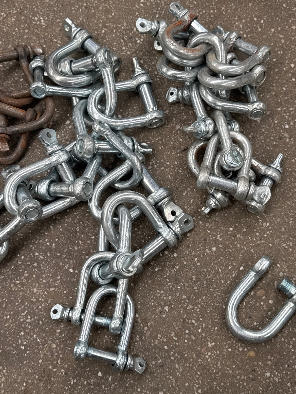 Diverse harpsluitingen en kettingen, Ophalen of Verzenden, Gebruikt, Minder dan 50 mm, Overige typen