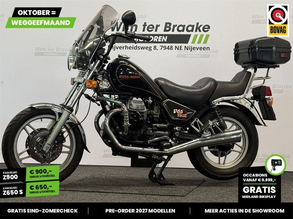 MOTO GUZZI V65 Florida (bj 1990) 73.322 km, 2 cilinders, Motorrijbewijs A, Bedrijf, Onbekend